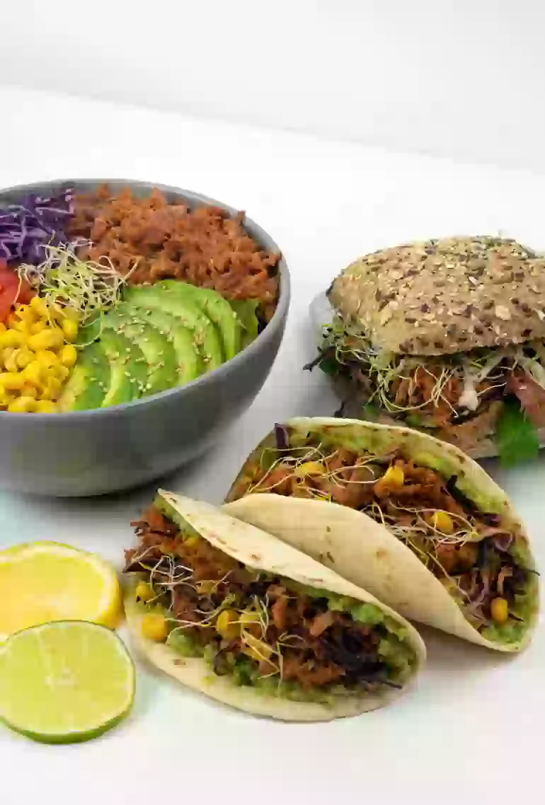 Pulled Pork recettes tacos poke bowl burger